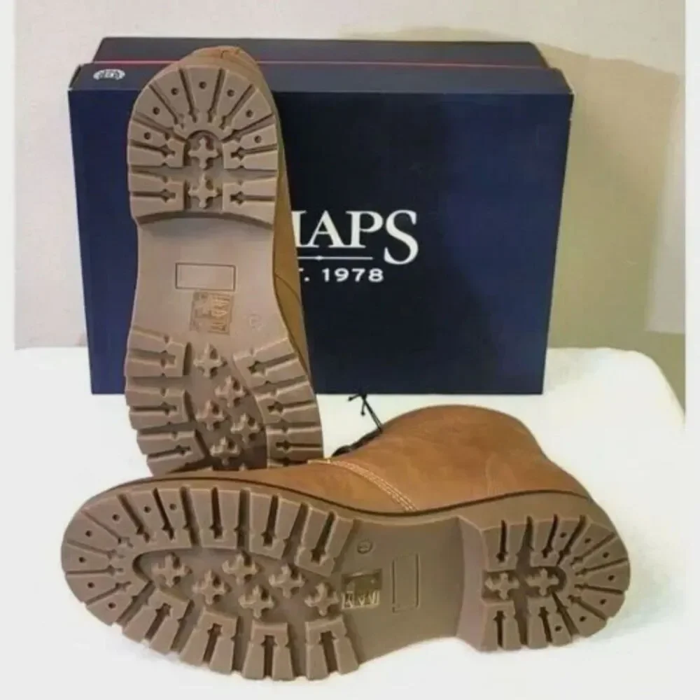 Size: 10 Chukka Boots w/ Memory Foam . Chaps . New in Box